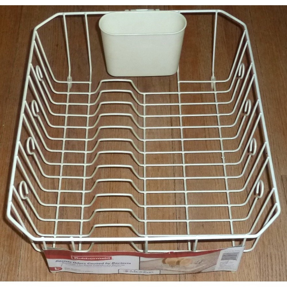 Rubbermaid Food Products Rubbermaid, Large, Almond Bisque Dish Drainer